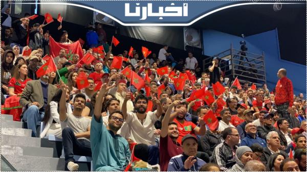 أجواء حماسية قبل مواجهة المغرب وليبيا في نصف النهائي